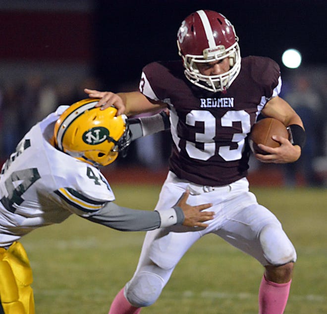 Killingly's Spencer Lockwood rushed for 1,147 yards last season while splitting carries with Austin Caffrey. With Caffrey graduated, Lockwood should get the ball even more this season. File/ NorwichBulletin.com