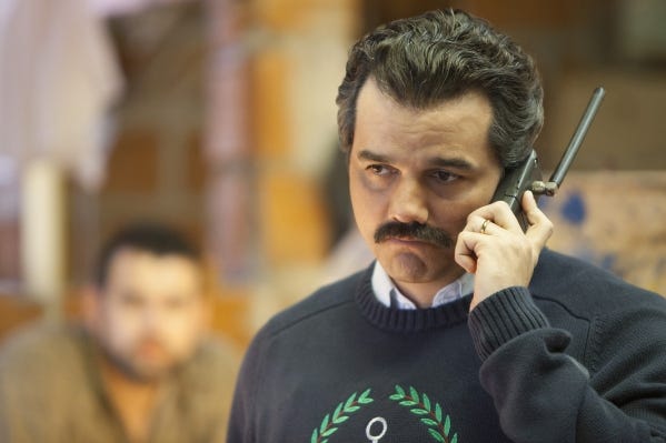 Wagner Moura as the drug kingpin Pablo Escobar