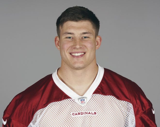 This is a 2016 photo of Kameron Canaday of the Arizona Cardinals NFL football team. This image reflects the Arizona Cardinals active roster as of Thursday, May 5, 2016 when this image was taken. (AP Photo)