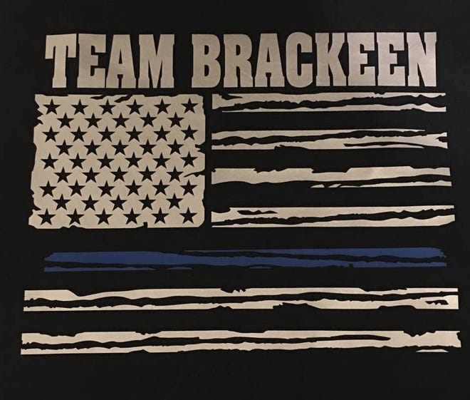 Design for the Team Brackeen shirts being printed by Floosie Girl Boutique in uptown Shelby. Special to The Star.