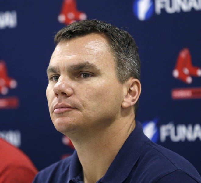 The Toronto Blue Jays hired former Red Sox general manager Ben Cherington as a vice president of baseball operations. AP FILE PHOTO/CARLOS OSORIO
