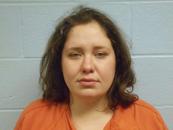 Adacia Avery Chambers is shown in a booking photo provided by the Stillwater Police Department in Stillwater, Okla., on Oct. 24, 2015. REUTERS/Stillwater Police department/Handout via Reuters