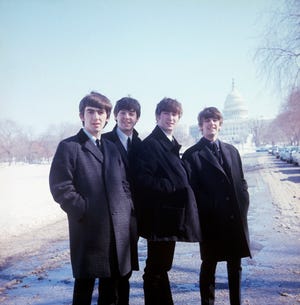 The Beatles visited Washington, D.C. for their first American concert in February, 1964. (Apple Corps)