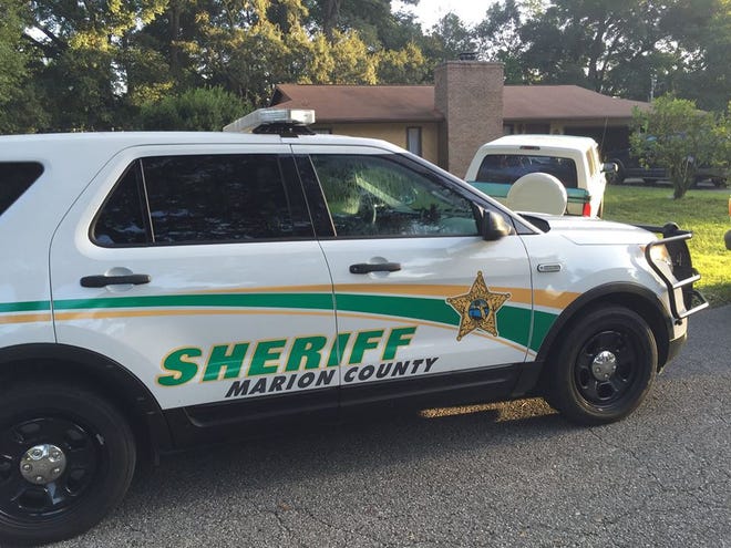 This photo provided by the Marion County Sheriff's Office is from the investigation scene at 2095 NE 45th St. in Ocala.