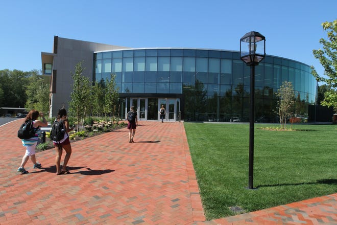The Academic Innovation Center at Bryant University is already being used by students and faculty, but is to have its grand opening Sept. 23. The Providence Journal/Steve Szydlowski