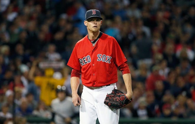 Clay Buchholz is in the running to be Boston's third starter in the postseason.