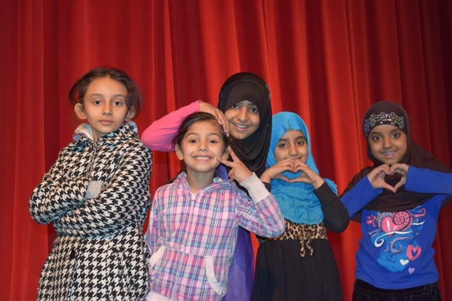 Local students pose. Funding from the grant will help support the program which is a program of the Arab American Society of Coldwater. Courtesy Photo
