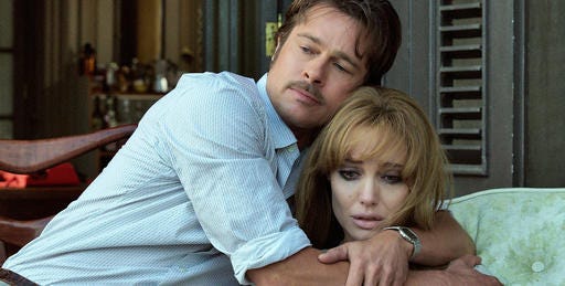 Brad Pitt, left, and Angelina Jolie Pitt in a scene from the film "By the Sea." Angelina Jolie Pitt has filed for divorce from Brad Pitt, bringing an end to one of the world's most star-studded, tabloid-generating romances.