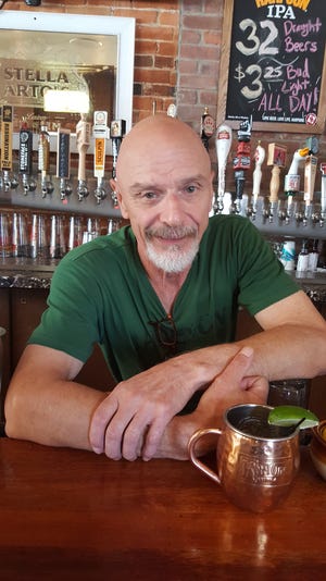 Bartender Rick Duval at the Rusty Hammer. Photo by Karen Dandurant