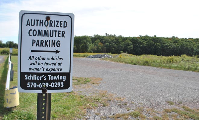 The site of the planned Mount Effort Shopping Plaza in Chestnuthill Township. (Howard Frank/Pocono Record)