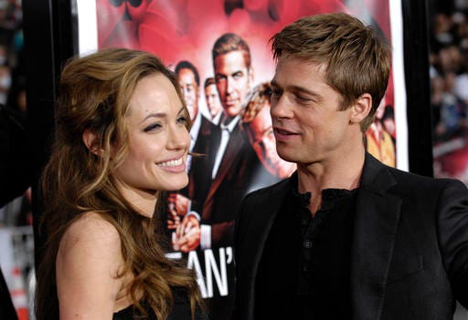 Angelina Jolie Pitt and Brad Pitt.