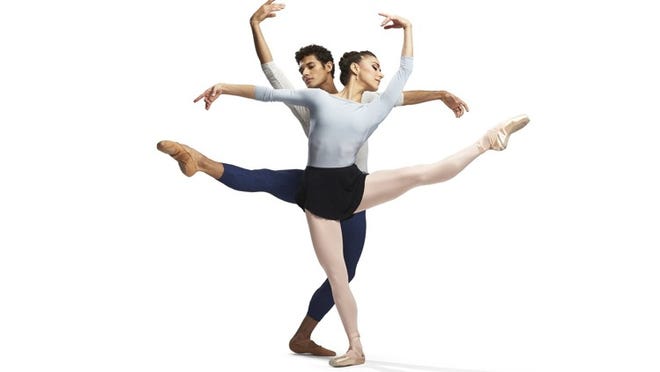 Patricia Delgado and Renan Cerdeiro dance in Justin Peck’s “Heatscape” ballet. Photo by Alberto Oviedo
