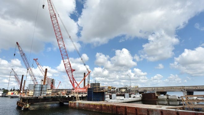 The Flagler Memorial Bridge will be closed from 10 p.m. to 5 a.m. Tuesday through Friday while crews create more working space on the southeast side of the bridge.