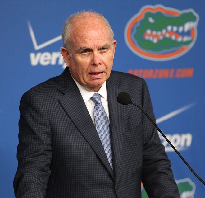 Former University of Florida President Bernie Machen, shown in a file photo, was cleared in a conflict-of-interest investigation. (File photo)