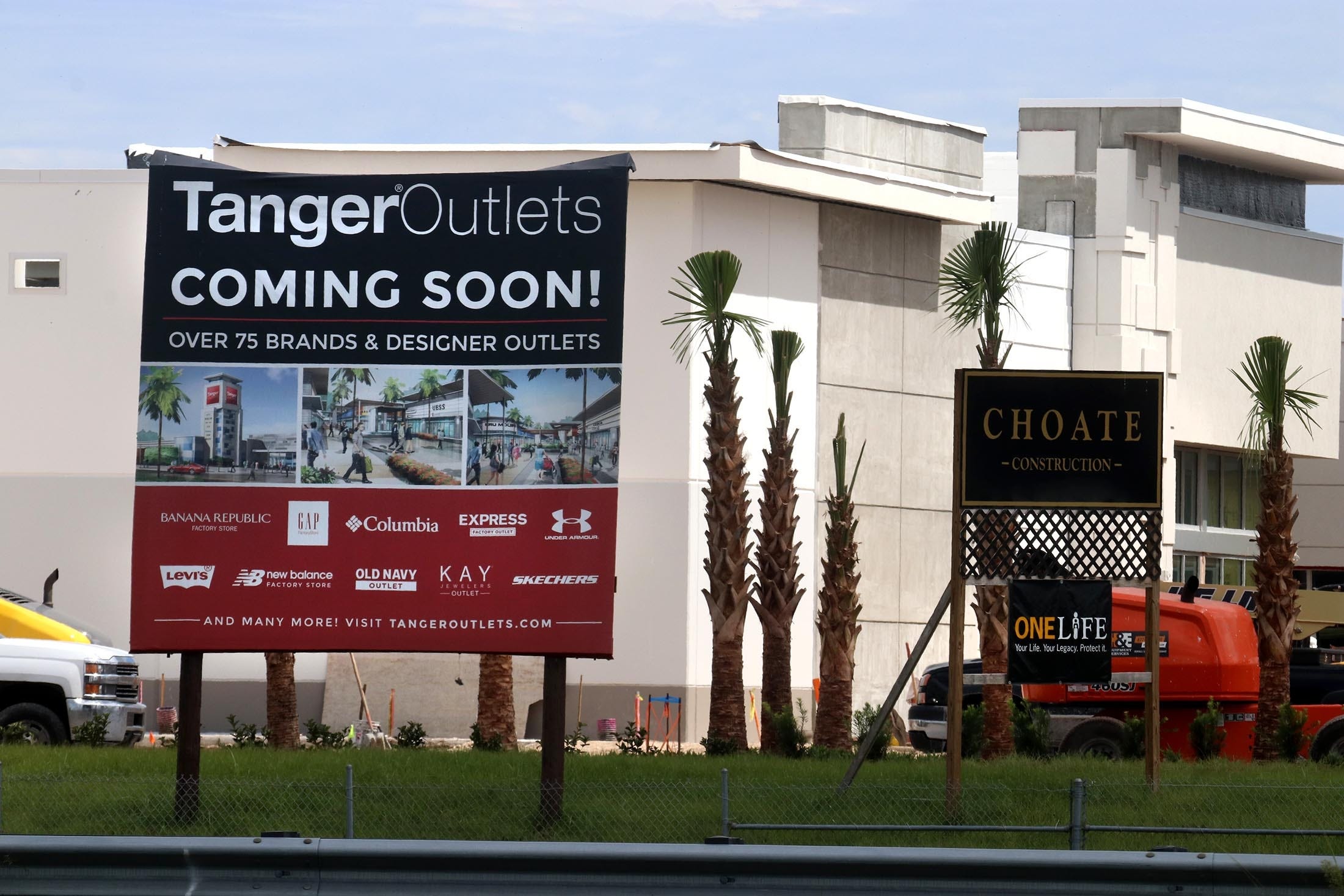 TANGER TIME: Outlet mall nears completion; job fair Wednesday