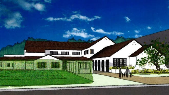 Proposed Palm Beach Recreation Center from Seaview Avenue Courtesy of the Town of Palm Beach