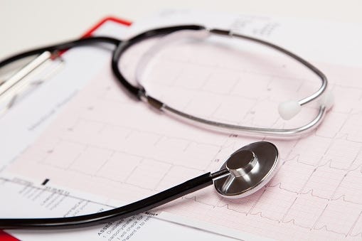 Medical report and cardiogram