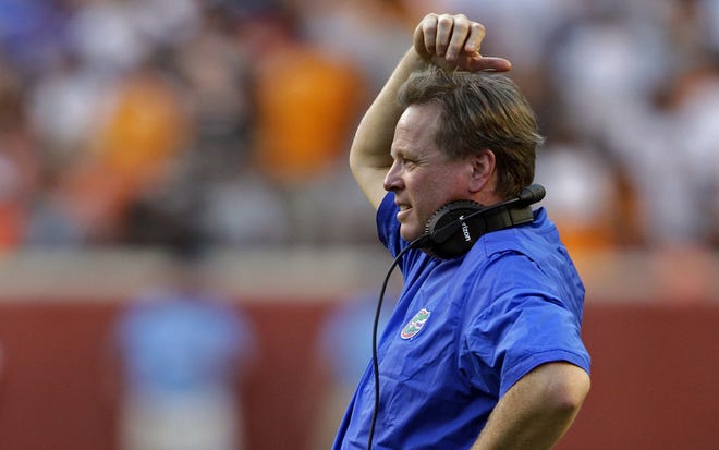 Florida's second-half effort in Knoxville left Jim McElwain a little perplexed. ASSOCIATED PRESS/WADE PAYNE