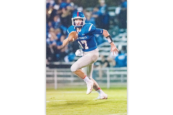 OLD STOMPING GROUNDS - Ethan Walker returns to Southwestern Randolph to lead the Blue Comets Friday night.