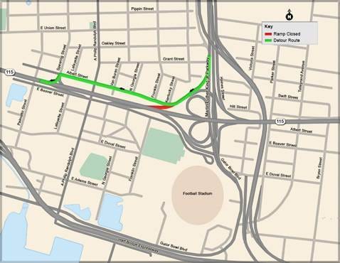 MLK Parkway detour planned for Monday, Oct. 3.