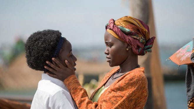 Madina Nalwanga and Lupita Nyong'o in 'Queen of Katwe'