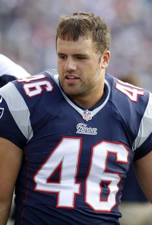 James Develin was a defensive end at Brown University, but moved to fullback with the Patriots.