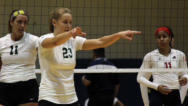 Stetson's Eva Deisa tallied seven kills and four others contributed five kills apiece on Saturday. STETSON