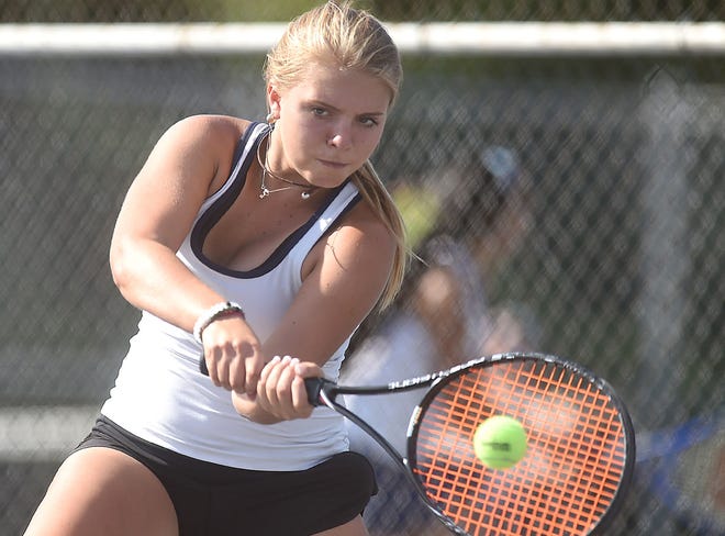Council Rock South's Alyssa Skulsky won her third consecutive SOL National title Saturday.