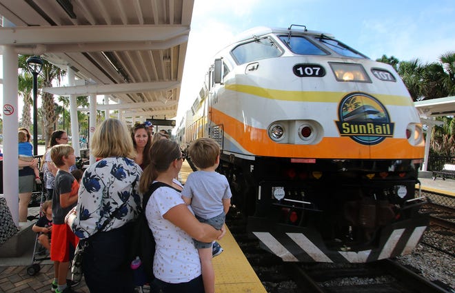 The DeBary station is the end of the line for the SunRail system. Plans to extend the commuter rail north to DeLand are being delayed by a lack of federal funding. NEWS-JOURNAL/JIM TILLER