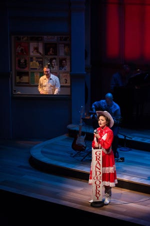Jessica Wagner has the title role in "A Closer Walk With Patsy Cline," now in previews with its opening night Thursday.