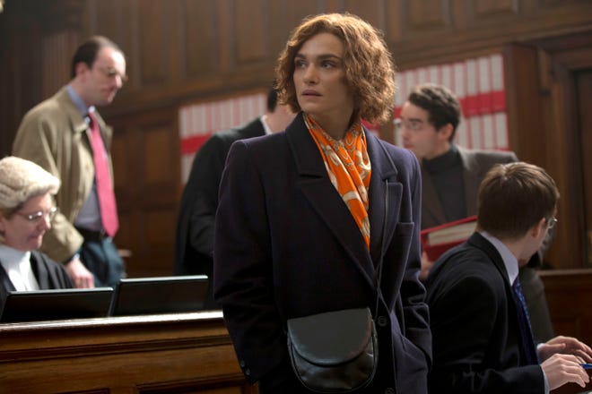 Rachel Weisz portrays writer and historian Deborah E. Lipstadt in a scene from "Denial." (BBC Films)