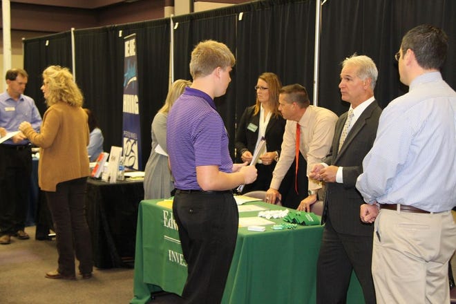 Students took advantage of the Tarleton State University Fall Job Fair, held Wednesday on campus at Thompson Student Center.