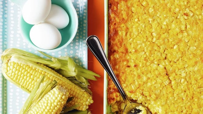Tee’s Corn Pudding is a dish that you can either make ahead and freeze or freeze the leftovers for another time.