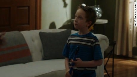 8-year-old Jackson Millarker, who is transgender, recently debuted on an episode of the ABC show "Modern Family."