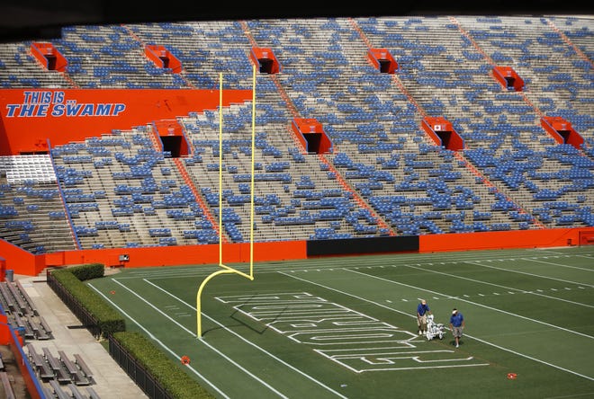 The Swamp may remain empty when it comes to hosting LSU this season. GATEHOUSE MEDIA SERVICES