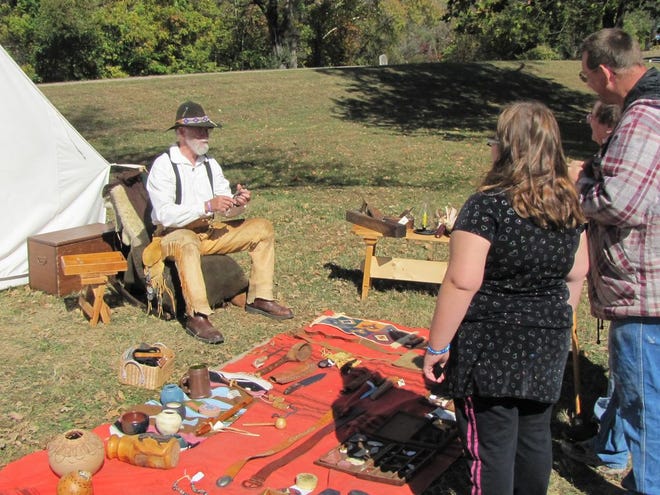 Pictured above is a file photo from the rendezvous at Dickson Mounds Museum’s grounds last year.