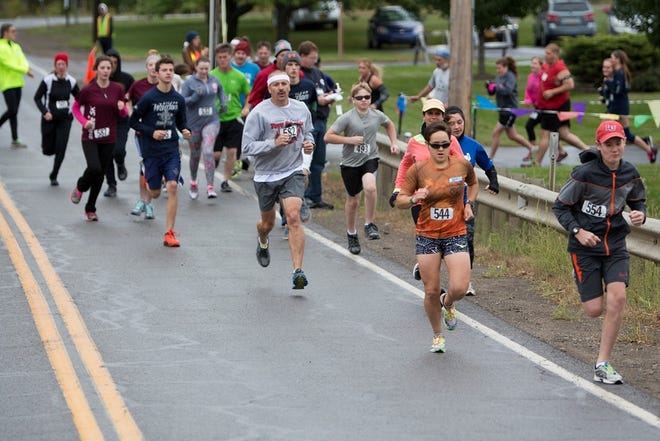 The Family Life’s annual 5K race will start at 10 a.m. Saturday rain or shine. Runners and walkers will traversing 1.6 miles of scenic back road surrounded by hills of fall foliage. Provided/The Leader