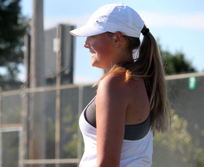 Forestview junior Kyra Jentzsch took the singles championship in the Big South 3A tournament. Jack Flagler/The Gazette