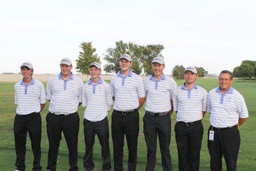 El Paso-Gridley is making its fifth consecutive appearance at the state golf tournament this weekend after taking second at the Watseka Sectional on Monday. The Titans are, from left, Alec Ihlenfeldt, Brody Duncan, Kevin Greene, Max Foor, Nathan Lavender, Connor Street and Coach Ken Colmone.