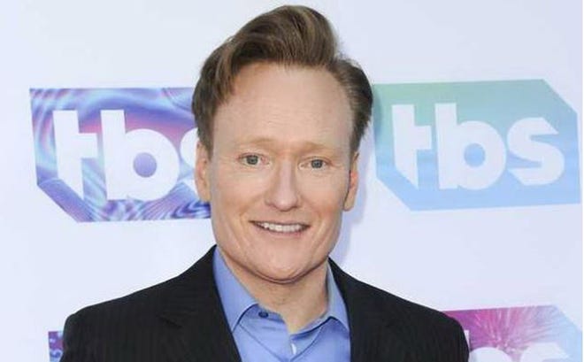 Conan O'Brien attends "A Night Out With" FYC Event in Los Angeles on May 24. FILE PHOTO/THE ASSOCIATED PRESS