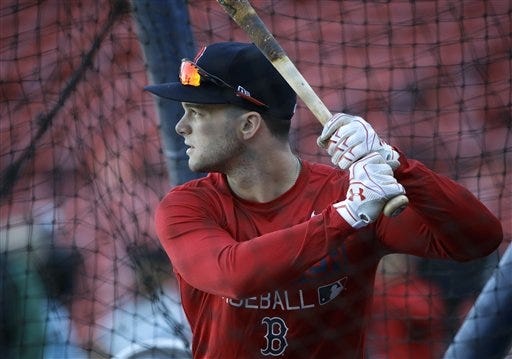 Unless he suffers a sophomore slump, Andrew Benintendi should be another talented, young starting outfielder for the Red Sox next year. AP FILE PHOTO/ELISE AMENDOLA
