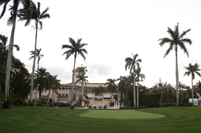 In this March 11, 2016 file photo, the Mar-A-Lago Club, owned by Republican presidential candidate Donald Trump is seen in Palm Beach, Fla. A staple of Palm Beach’s high-end philanthropy circuit, the Mar-a-Lago Club boasts rich history, an 800-seat ballroom and ocean views. But some major charities and fundraisers are now concerned with a different venue feature: the property’s owner, Donald Trump. (AP Photo/Lynne Sladky, File)