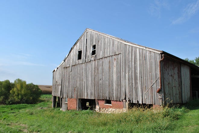 The Caleb Davidson Barn was built in 1838.