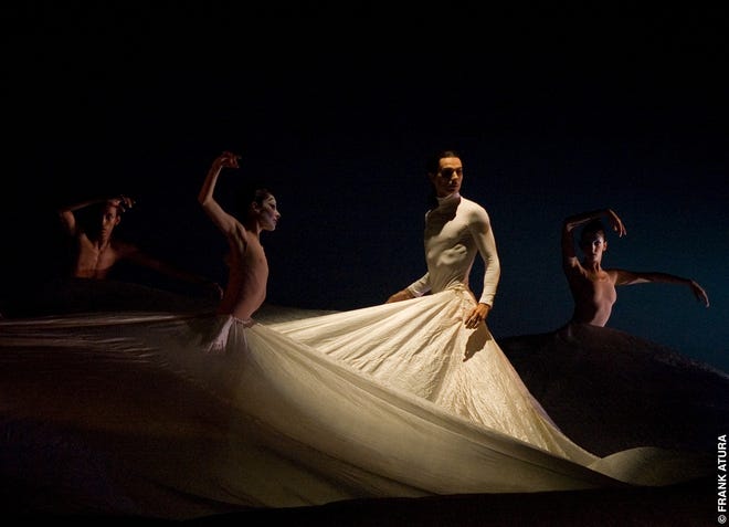 Members of the Sarasota Ballet in choreographer Dominic Walsh’s “Wolfgang for Webb.”

FRANK ATURA PHOTO