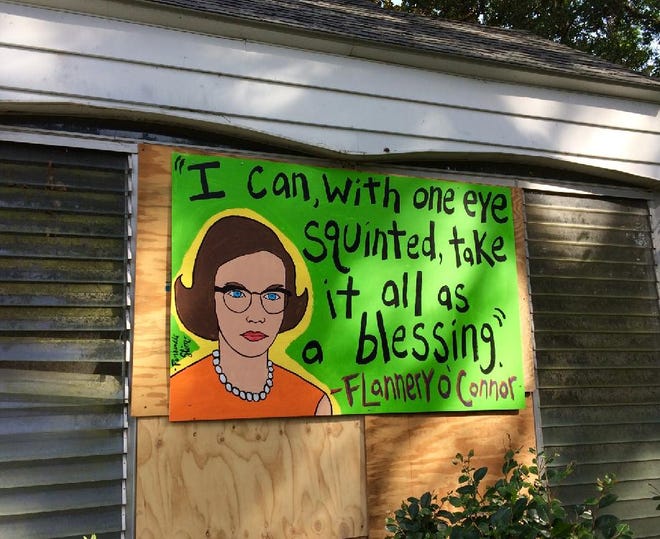 "Flannery O'Connor." (Photo by Panhandle Slim/For Savannah Morning News)