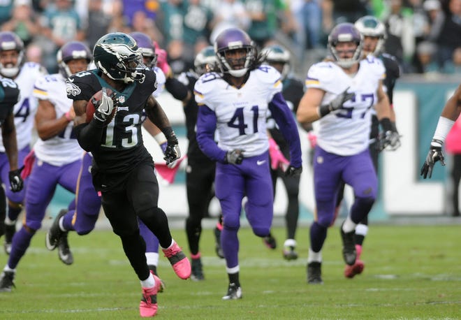 Receiver and kick returner Josh Huff was released by the Eagles on Thursday morning.