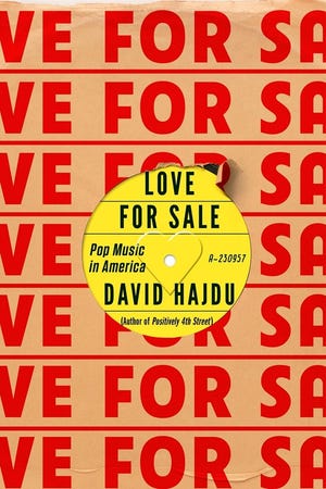 This book cover image released by Farrar, Straus and Giroux shows "Love For Sale," by David Hajdu. The Associated Press