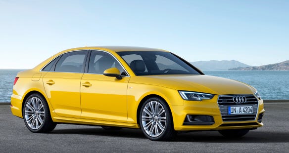 For 2017 Audi has re-engineered its compact A4 series and, technologically speaking, brought it forward in step with its larger A5 through A8 stablemates. Prices start at about $40,000 and climb rapidly through an extensive options menu. (Audi)
