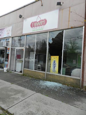 The I Swirl frozen yogurt shop on Main Street in Woodbourne is among several Hasidic-owned businesses that were vandalized. Oct. 24, 2016. GITTEL EVANGELIST/TIMES HERALD-RECORD