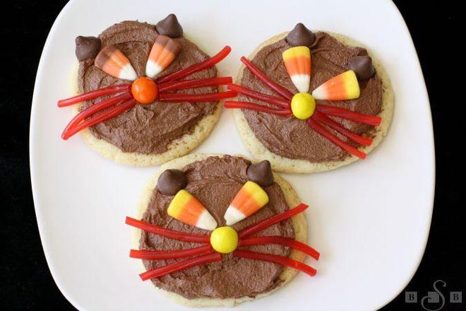 These cute and simple Scaredy Cat Cookies are great for school parties or a festive family night dessert. PHOTO: BUTTER WITH A SIDE OF BREAD